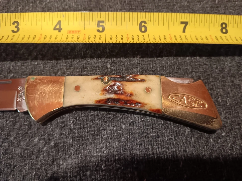 Case XX 5 Dot Mako Lockback With Leather Case XX Holster with Original Box - Image 3 of 4