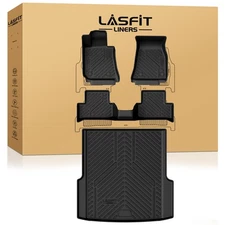 LASFIT Floor Liners for BMW i4 2022-2025 1st & 2nd Row & Cargo Liner Floor Mat