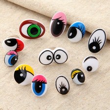 Plastic Cartoon Eyes For Teddy Bear Doll Puppet Making Craft Washers