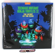 NECA TMNT Teenage Mutant Ninja Turtles II Secret of the Ooze Accessory Set