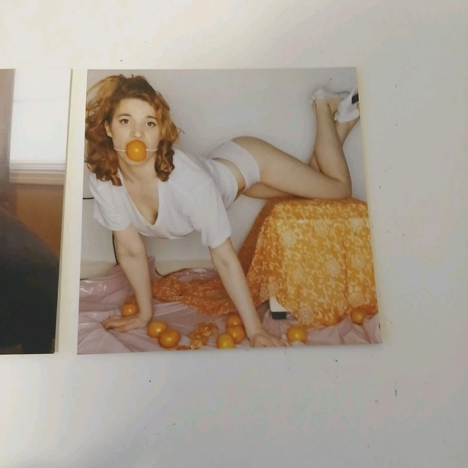 Risque Glamor model redhead photo Blonde woman big booty rear picture print  - Image 2 of 4