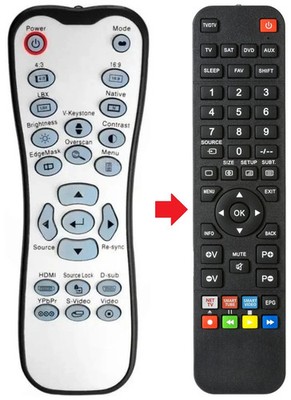 Fernbedienung geeignet für OPTOMA HD700X