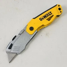 🌟DeWalt Folding Pocket Utility Knife Retractable Razor Blade Box Cutter, NICE!