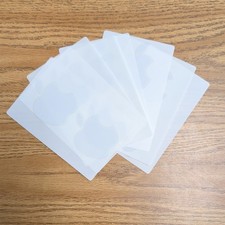 Lot Of 8 Apple Logo 2 Small Stickers Genuine White MacBook Bumper Window Decal