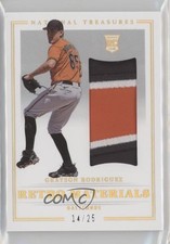 2023 National Treasures Retro Materials Holo Gold 14/25 Grayson Rodriguez 19yv