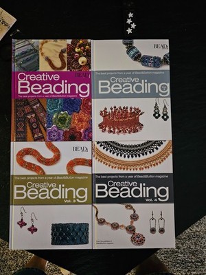 Creative Beading Volumes 1, 2, 3, 4 - like new