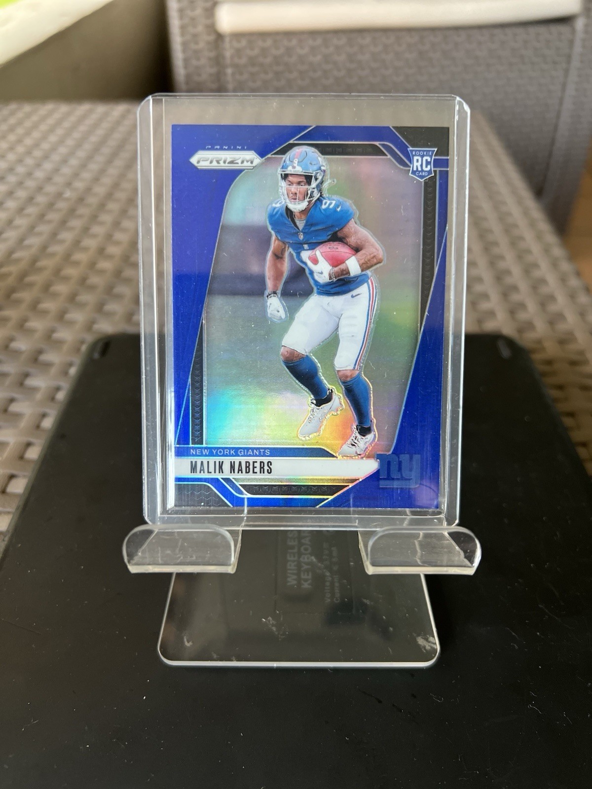 2024 Panini Prizm Rookies Malik Nabers #370 Retail Blue SSP