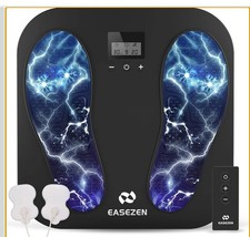 EMS Foot Massager for Pain and Circulation, Rechargeable  with 10 Modes 20 inten