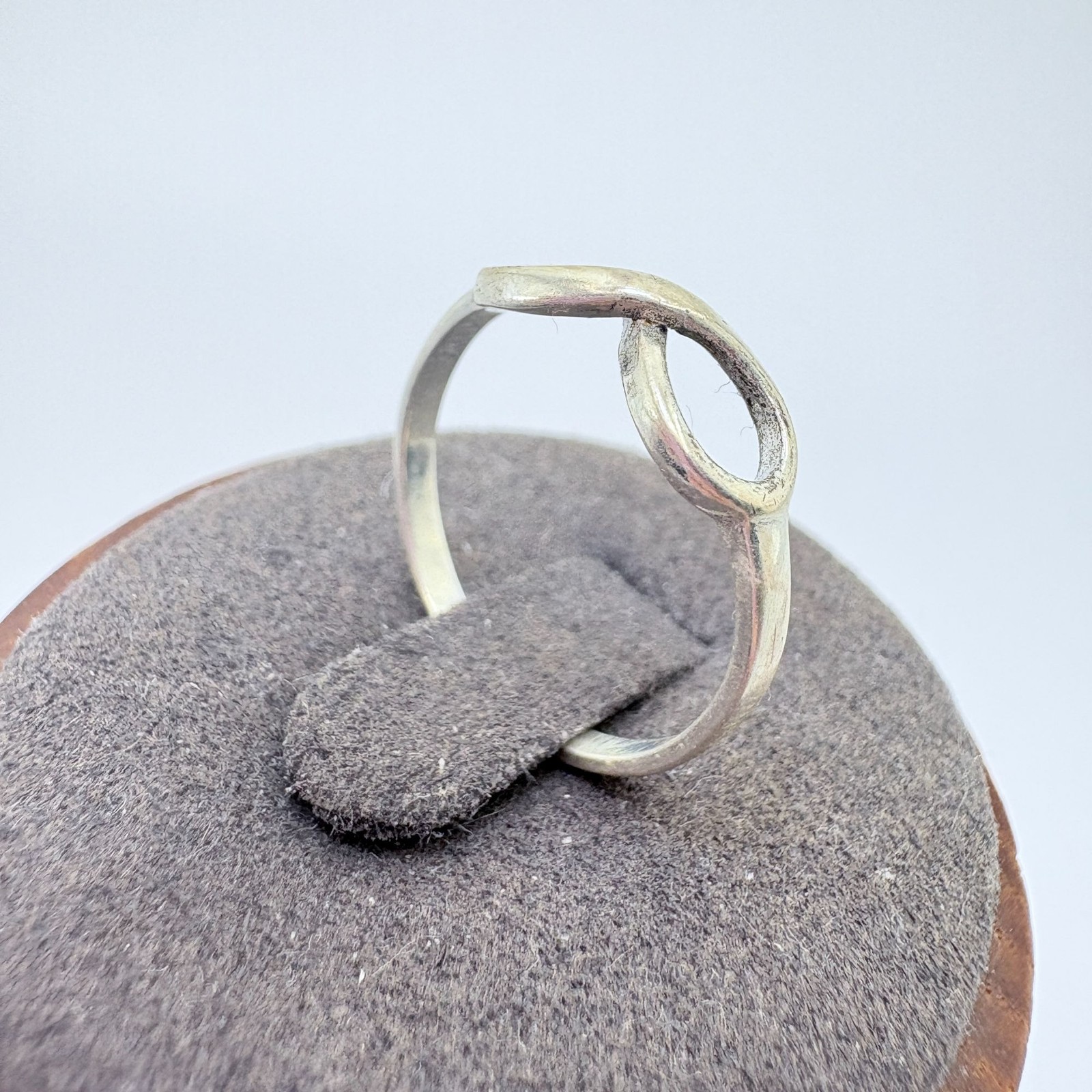 VTG Solid Sterling Silver 925 Infinity Open Desig… - image 2