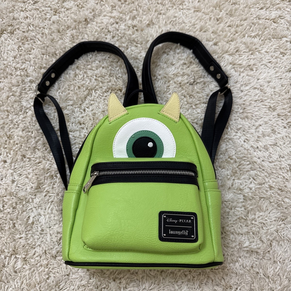 Disney Loungefly Mike Wazowski Monster Inc Mini Backpack NWT 109911s1.jpg main image 4