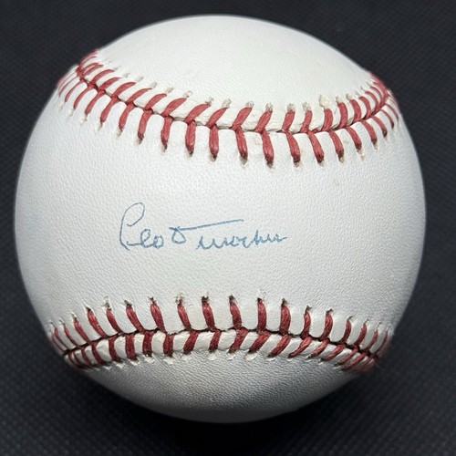 Leo Durocher Signed Baseball HOF Brooklyn Dodgers New York Giants Yankees
