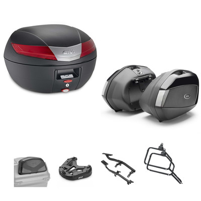 GIVI Pannier and Top Case Set V40N V35NT for Yamaha Tracer 7 700 2020-2024