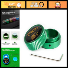 Round Pool Chalk Holder - Magnetic Mini Chalk Case for Billiards Accessories