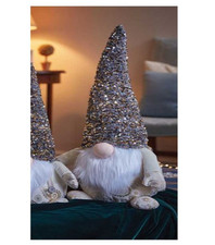 Jumbo Champagne Glam Sequin Gonk Home Christmas Decoration Xmas Ornament Gonkert