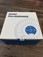 Smart Pill Dispenser 31-Slot with Fingerprint Lock Secure Medication (Unopened)