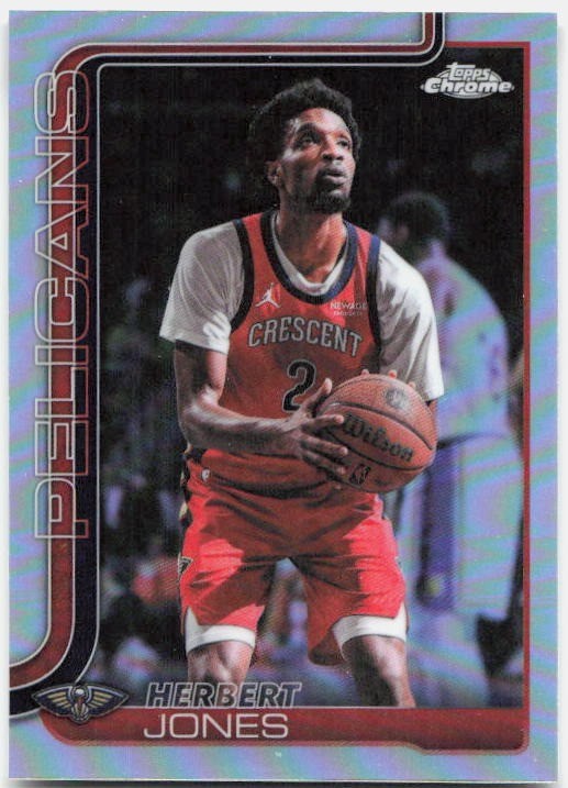 2025-26 Topps Chrome Update #114 Herbert Jones Refractor