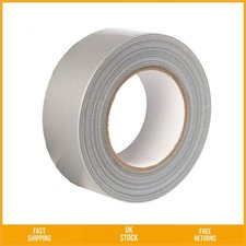 Waterproof Heavy Duty Silver Gaffer Duct Tape Roll 48mm x 50m 2 Inch 0.40 per metre