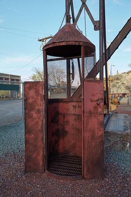Photo:Jerome Arizona 2018 Copper Mine Hoist Cage Mining Equipment