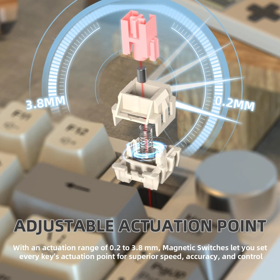 K85 Rapid Trigger 75% Wired Mechanical Gaming Keyboard Gasket with Hot Swappe... - Image 3 of 4