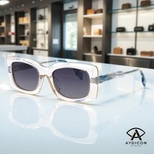 Aydicon Trendy Blue Rectangle Polarized Women's Sunglasses UV 400 G2026