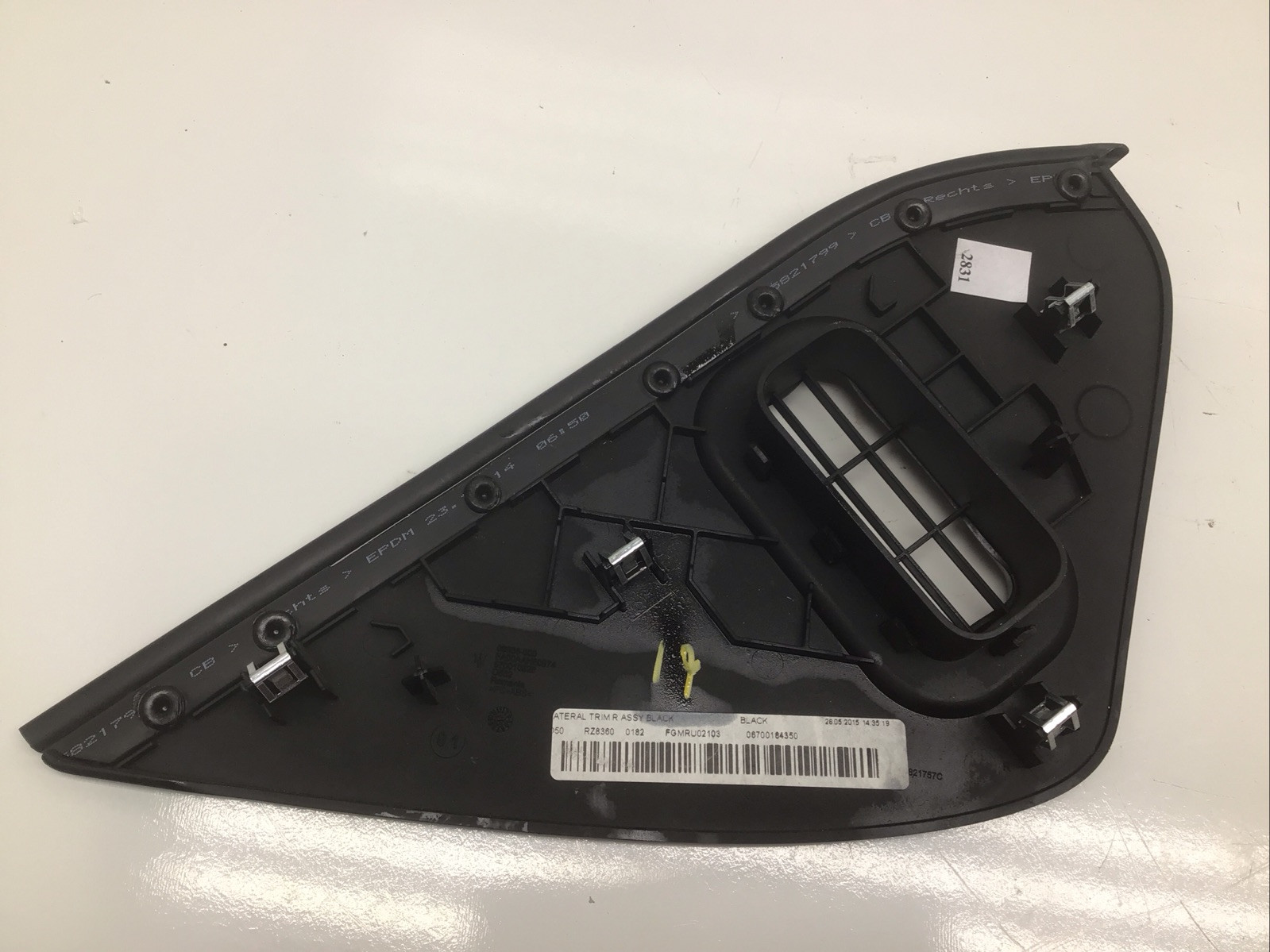 14-20 Maserati Ghibli Dash Right Passenger Side End Cap Trim Cover Oem