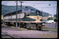 ERIE Lackawanna EL ALCO PA1 Scene at Port Jervis, NY Slide