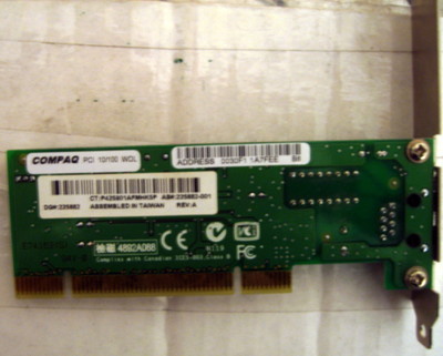 Compaq Ethernet PCI 10/100 WOL