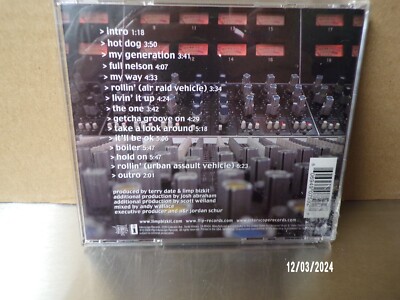 Limp Bizkit Chocolate Starfish and the hot dog flavored water CD