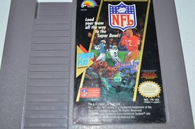 NFL Power Play Series CLEANED & TESTED AUTHENTIC NES Nintendo Game Cartridge