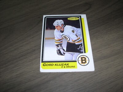 1986-87 opc  # 54 gord kluzak