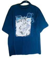 NWOT Downtown Canton Blues Festival T-Shirt Autographs Double Sided Blue XL 2012