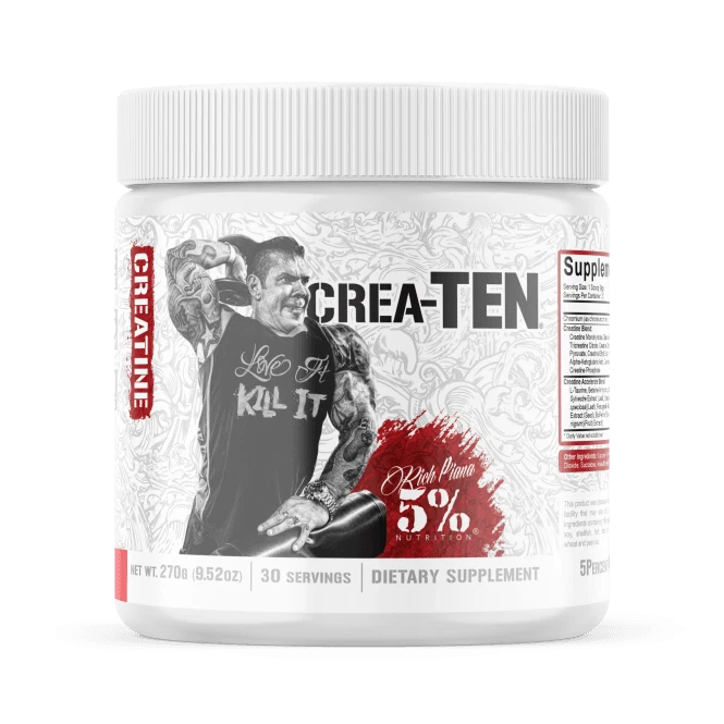 5% Nutrition Crea-Ten 30 servings - Flavoured creatine blend - Rich Piana