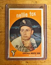 1959 TOPPS Baseball Nellie Fox #30 - Chicago White Sox #1