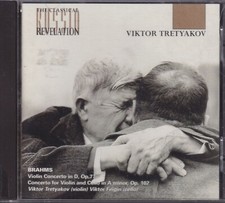 VIKTOR TRETYAKOV BRAHMS VIOLIN CONCERTO & VIOLIN & CELLO CONCERTO VIKTOR FEIGN