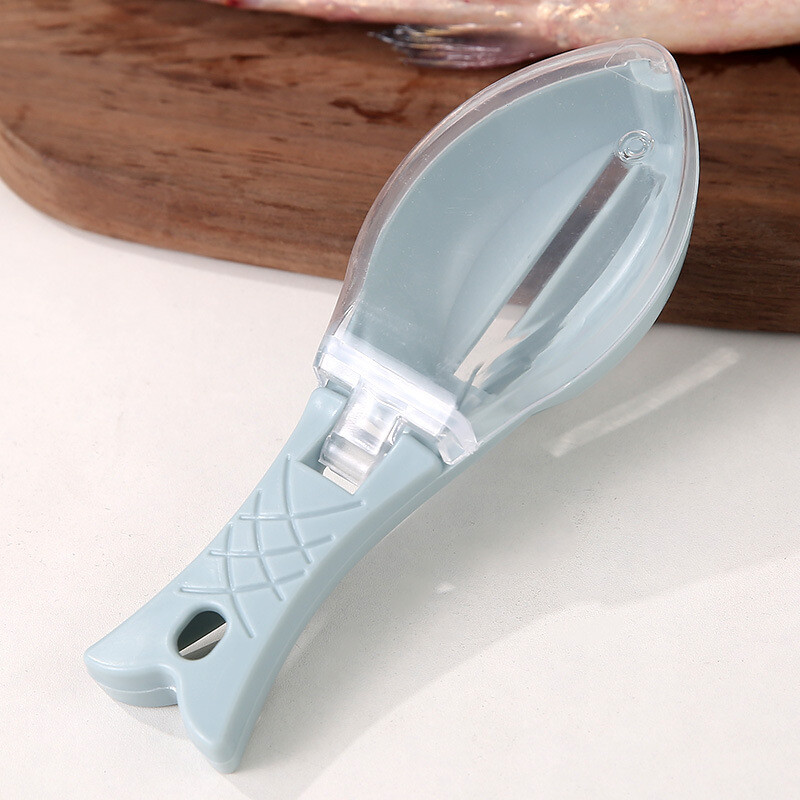 Fish Skin Brush Scraping Fishing Scale Grater Remover Scraper Tool Peeler Scaler