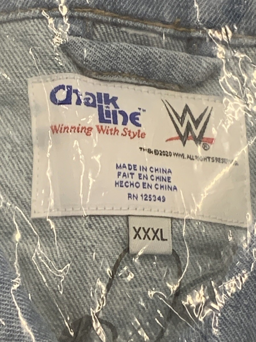 CHALKLINE The Undertaker 2020 Denim Jean Jacket WWE WWF Wrestler