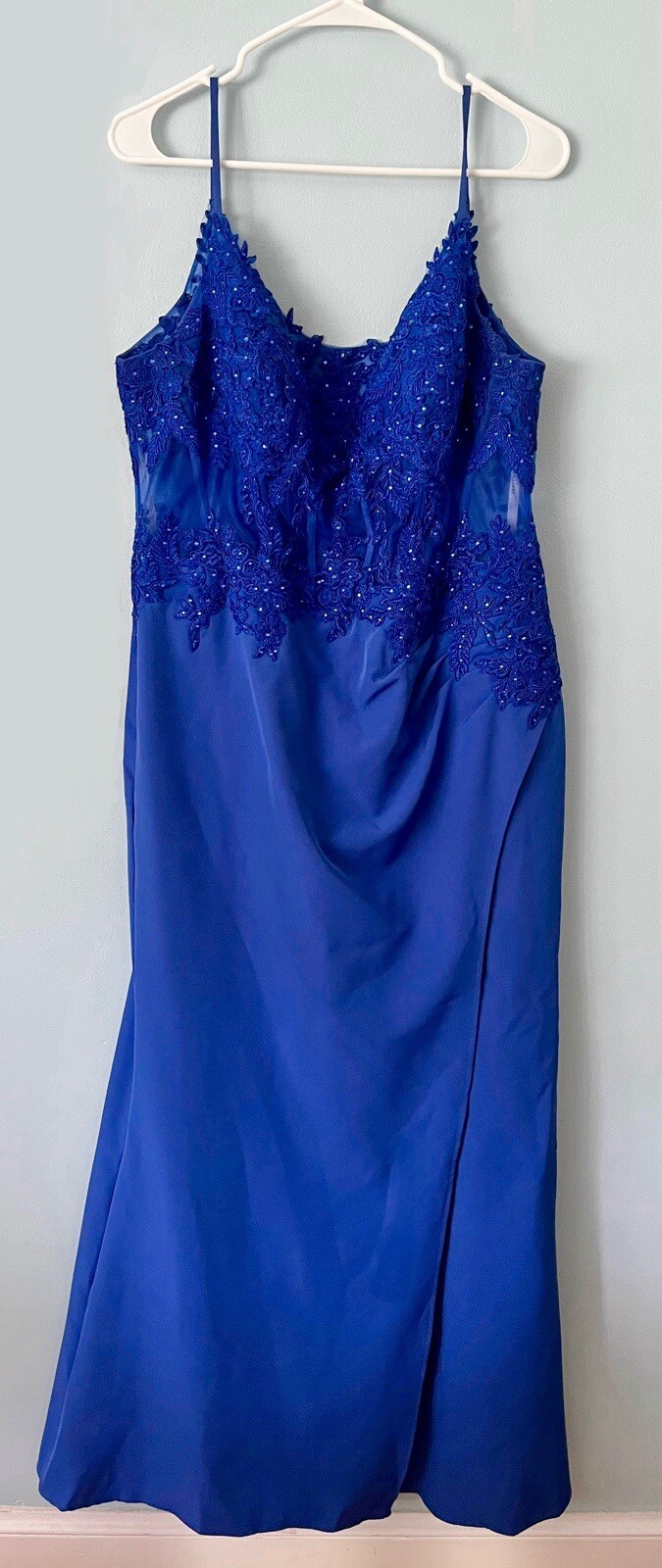 Royal Blue Rhinestone Corset