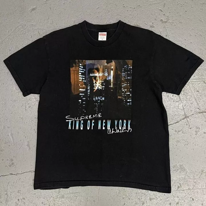 T shirt Supreme SS19 Christopher Walken King Of New York dos