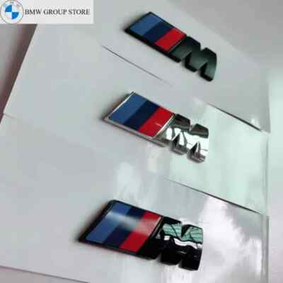 1pc 3D ABS M badge Stickers For All BMW M Power E39 E46 F30 Z4 E81 E90 E92