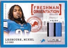 MIKEL LESHOURE 2011 Rookies Stars Freshman Orientation Jersey Prime Patch RC /50