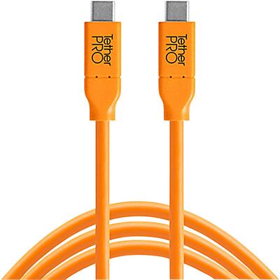 Tether Tools USB-C zu USB-C 4,60m orange Studioequipment