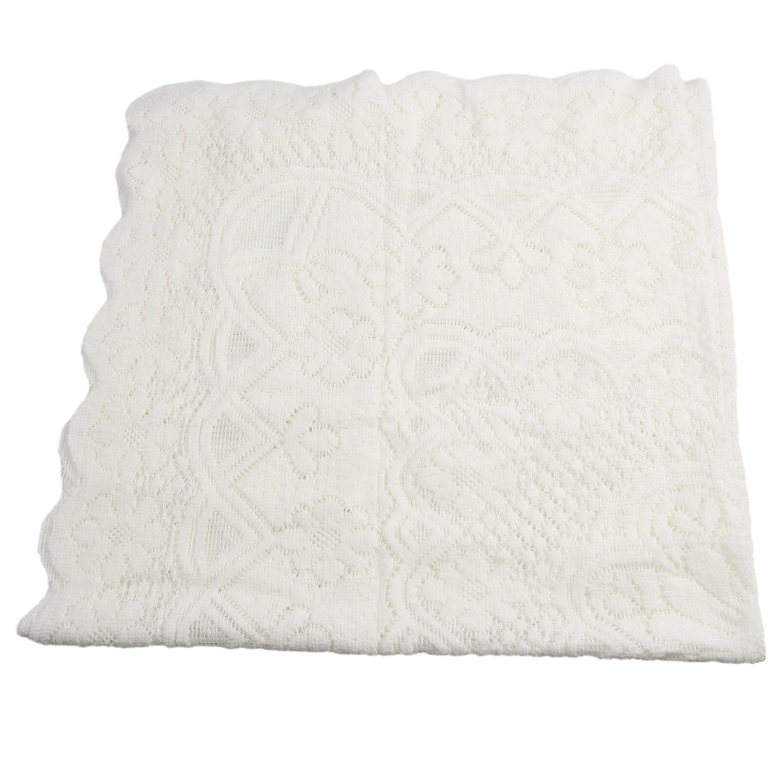 Romantic Lace Tablecloth for Candlelight Dinner Vintage Embroidered