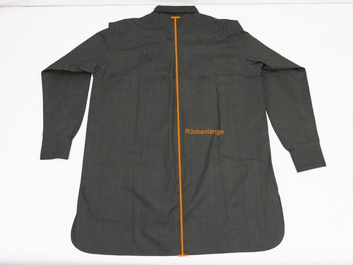 Wehrmacht Soldaten Feldhemd Diensthemd Grau Uniform Hemd : M - Bild 11 von 12