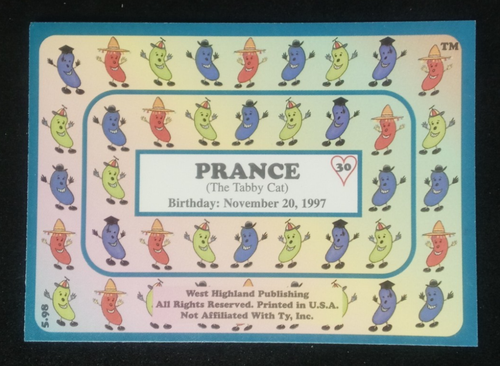 1998 Beanie Baby Trading Cards Inaugural Edition (Pick Your Card) - 第 61/205 張圖片