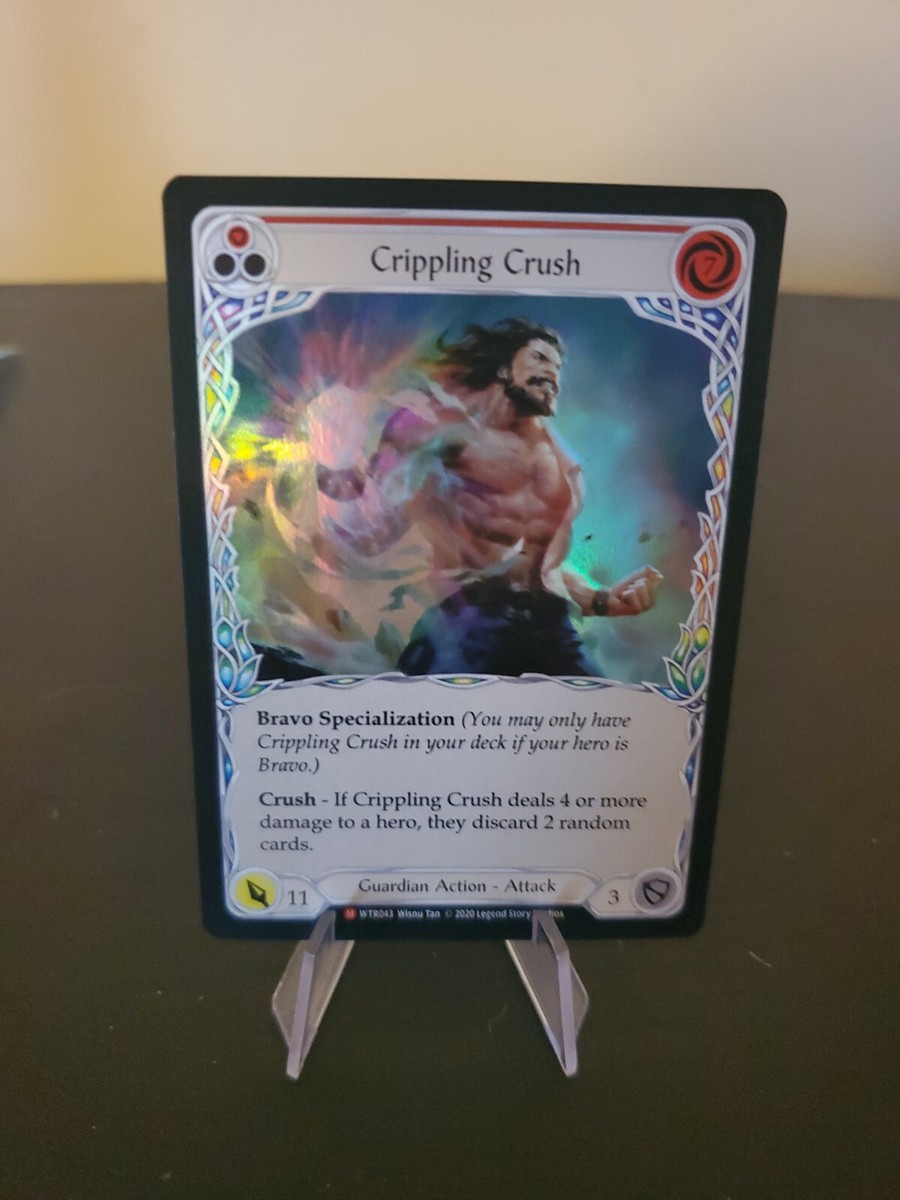FAB Crippling Crush – Flesh & Blood Welcome To Rathe Card
