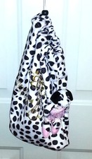 Plush Dalmation Ballat Dance Bag Duffle Tote 15" 13" Beginner, Logo