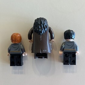 LEGO Minifigure Lot Rubeus Hagrid 4738 + Ron Weasley & Harry Potter