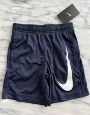 Nike Youth Sport Shorts M 5 6 Dk Blue Navy Dri-Fit Soccer Basketball Pockets