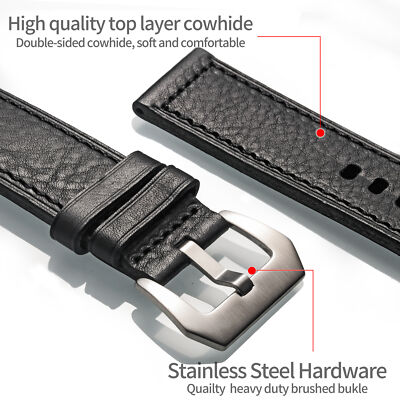 Leather Watchband Brown Leather Dz1273 Diesel Watch Concave