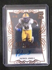 2021 Trinity Clear Patrick Jones ll Bronze Foil 8/40 Auto SP Rookie RC Vikings 